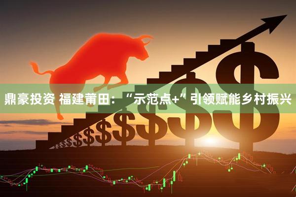 鼎豪投资 福建莆田：“示范点+”引领赋能乡村振兴